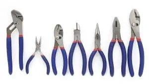 Having good pliers handy is essential for HVAC work