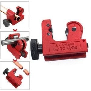 carrying a pipe cutter can make HVAC work go much faster