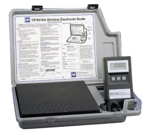 One of the top refrigerant scales- the robinair tif9010a