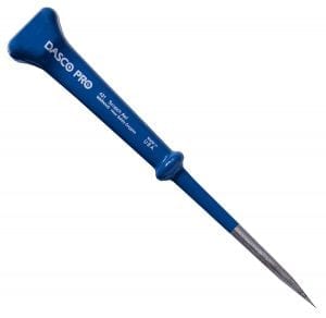 A scratch awl helps mark or pierce sheet metal, sheet rock and more