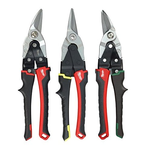 Milwaukee 48-22-4033 3-Piece Aviation Snips R-L-S Cutting