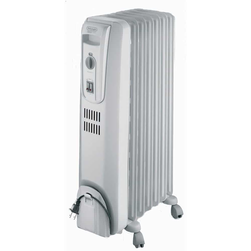 Delonghi TRH0715CA 1500W Safe Heat Portable Oil-Filled Radiator
