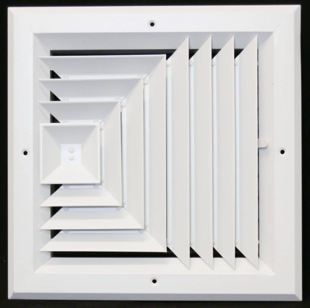 3-way Supply Grille - Duct Cover & Diffuser