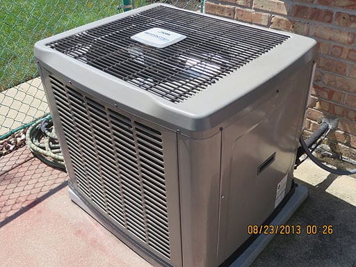 HVAC condenser units should be kept clear of obstructions