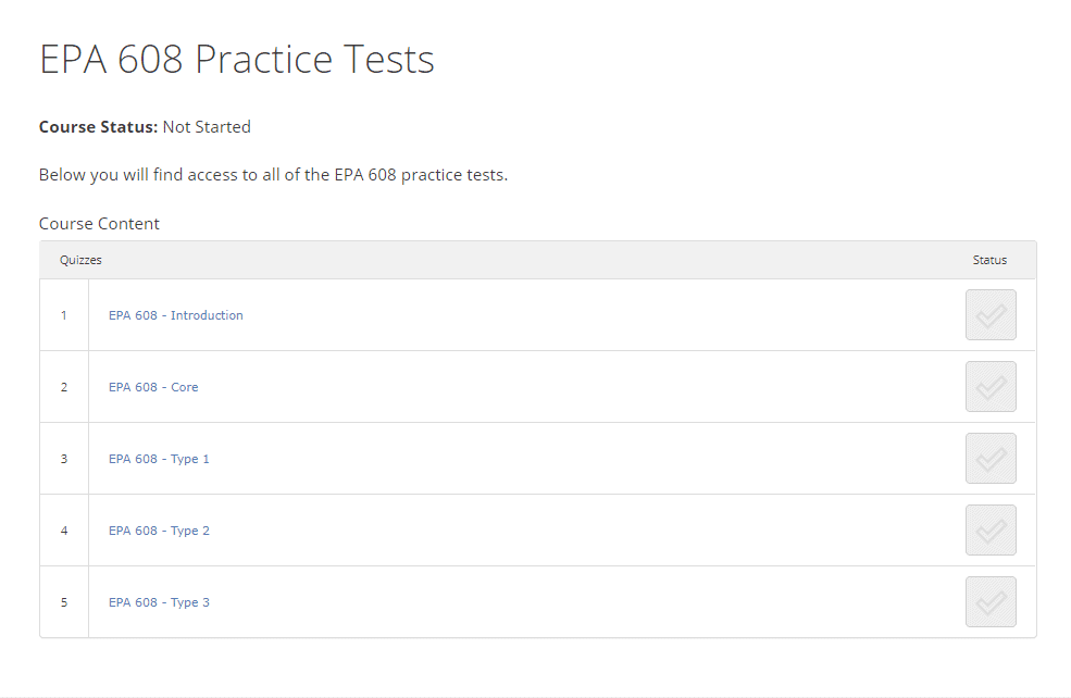 Premium EPA 608 Practice Tests HVAC Training 101